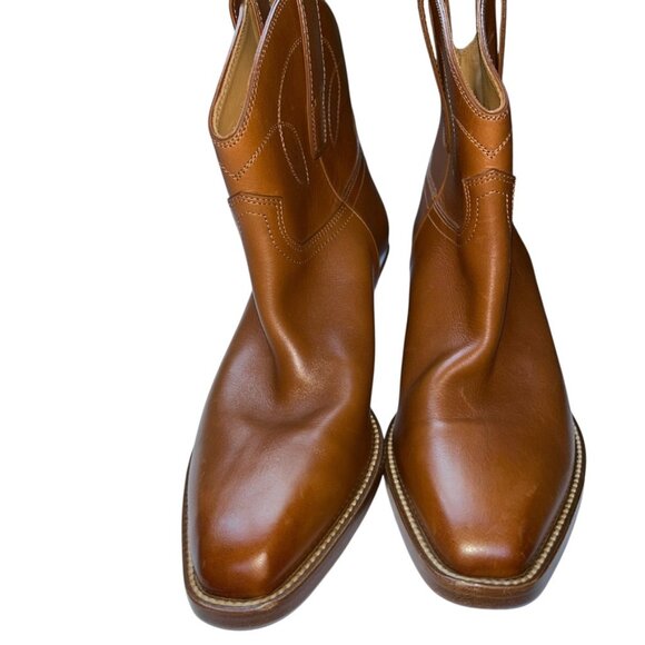 Ralph Lauren Purple Label Collection NEW ankle cowboy riding boots 7 1/2 B ITALY - Picture 6 of 9